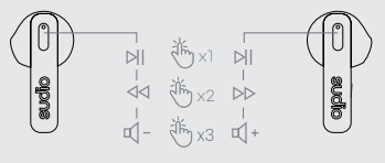 How to pair online sudio earbuds