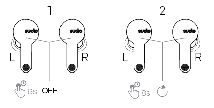 How to pair sudio earbuds new arrivals