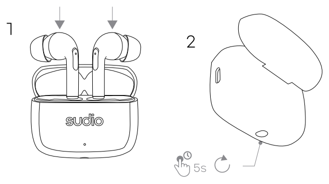 How to discount pair sudio earbuds